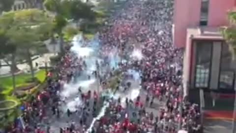 Peru povo protestos contra governo