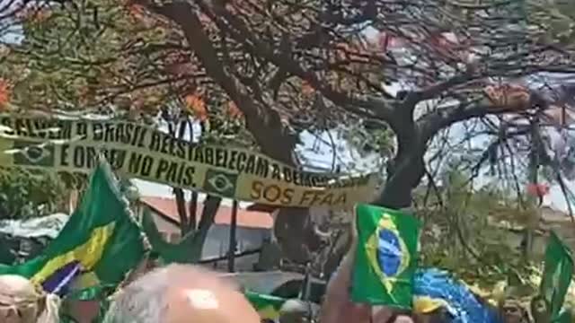 Protests in Campinas. (Brazil) BOLSONARO WON.