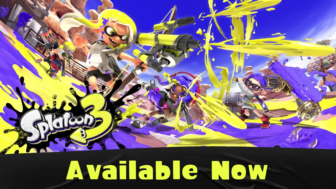 Splatoon 3 - Launch Trailer - Nintendo Switch 1080