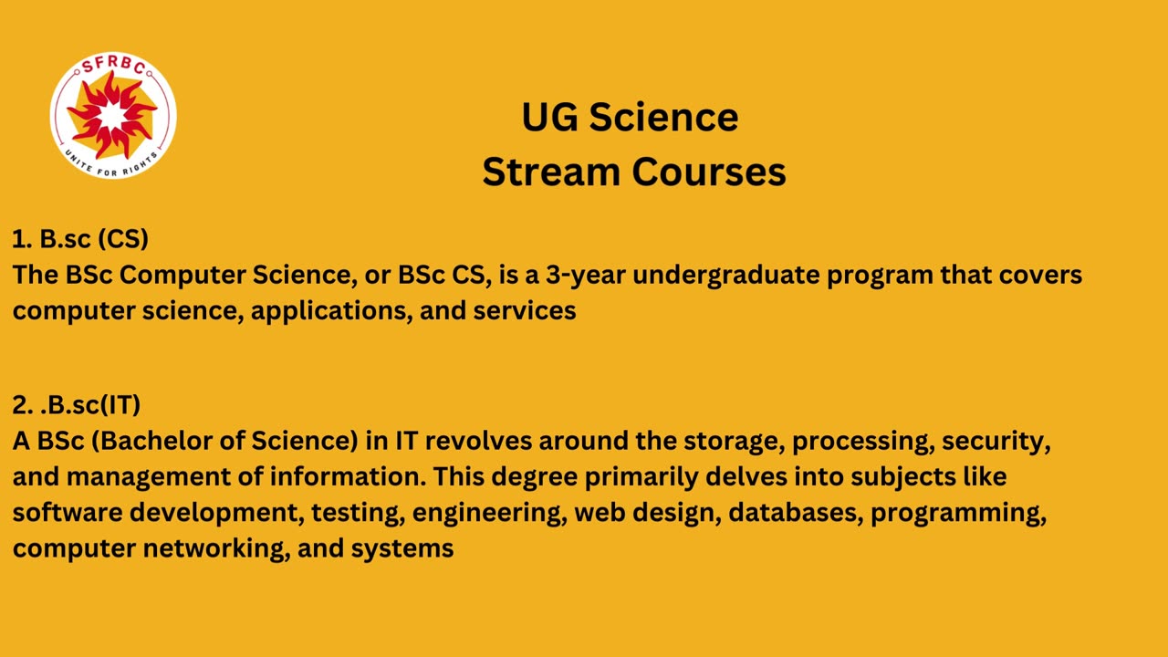 B.Sc (Arts) Courses and colleges List for Science Students