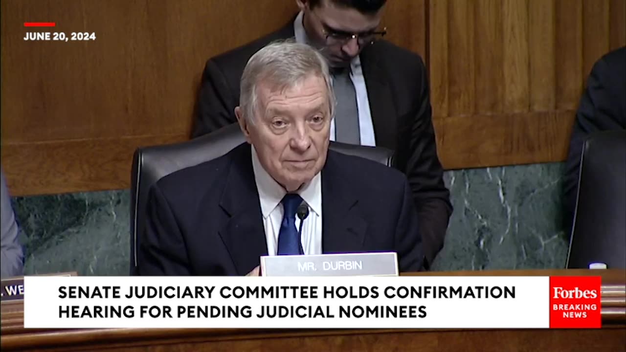 'Have Had People Questioned About Poetry They Wrote In College'- Durbin On Judiciary Confirmations