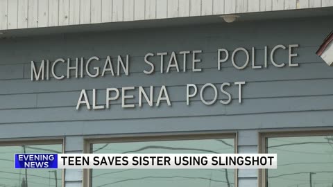 Michigan boy uses slingshot to save sister from abduction, police say