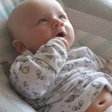 Listen To This Baby Talks To His Reflection In The Mirror