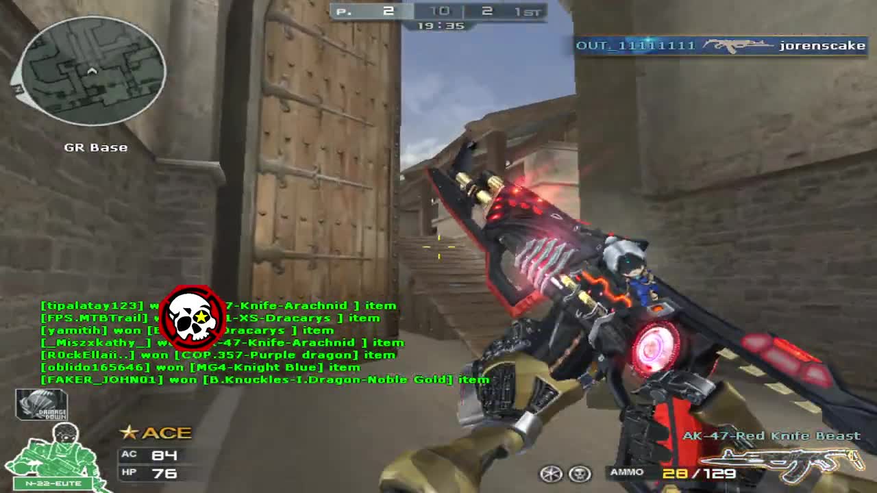 CROSSFIRE PHILIPPINES AK 47 RED KNIFE BEAST GAMEPLAY