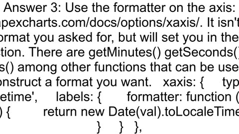 how can I display time using ApexCharts