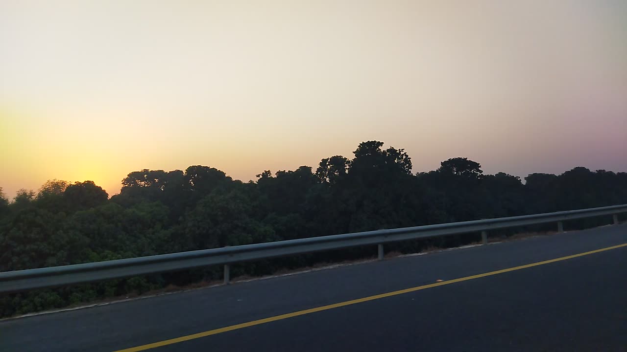Sun rises