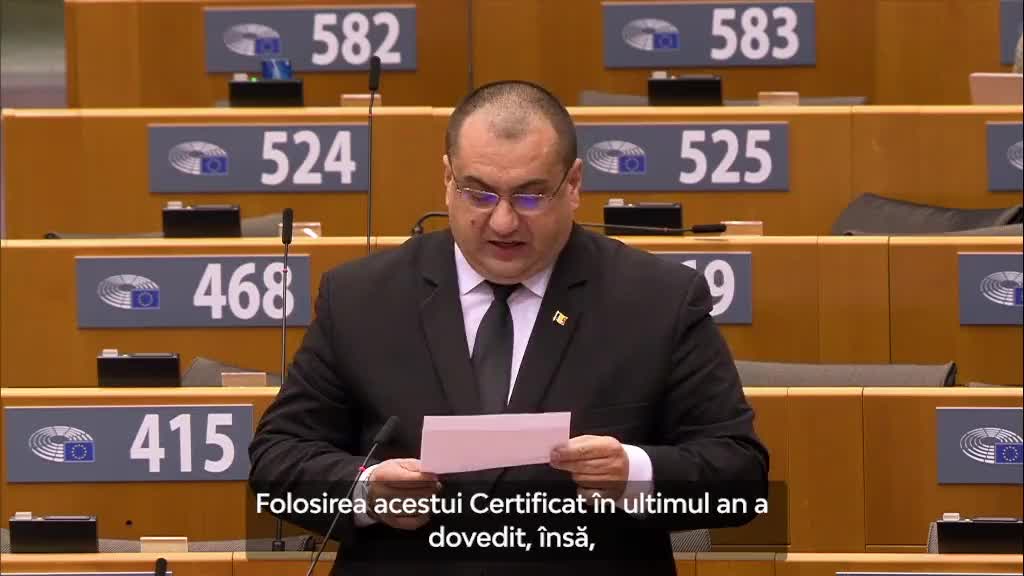 Watch: MP Destroys EU Parliament After It Renews Covid Digital Certificates