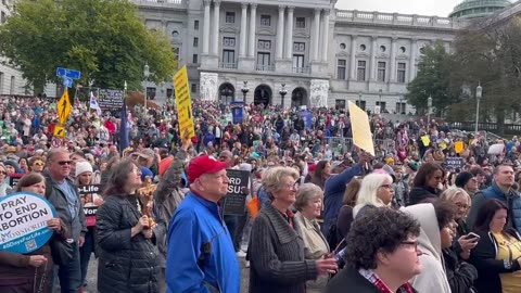 WOW! Thousands of people turned out for the Pennsylvania March for Life!