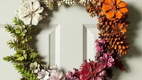 New pin code craft decoration | colour full indoor outdoor decoration ideas