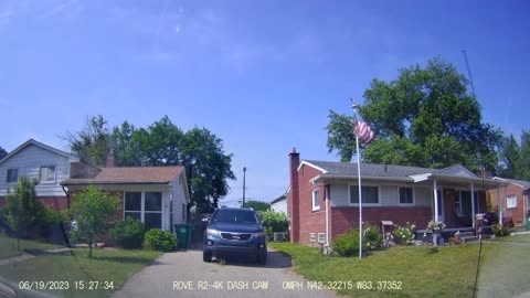 Roundtrip Drive From Silvery/Ford, Dearborn; To Garden City Middle School, Garden City, MI, 6/19/23