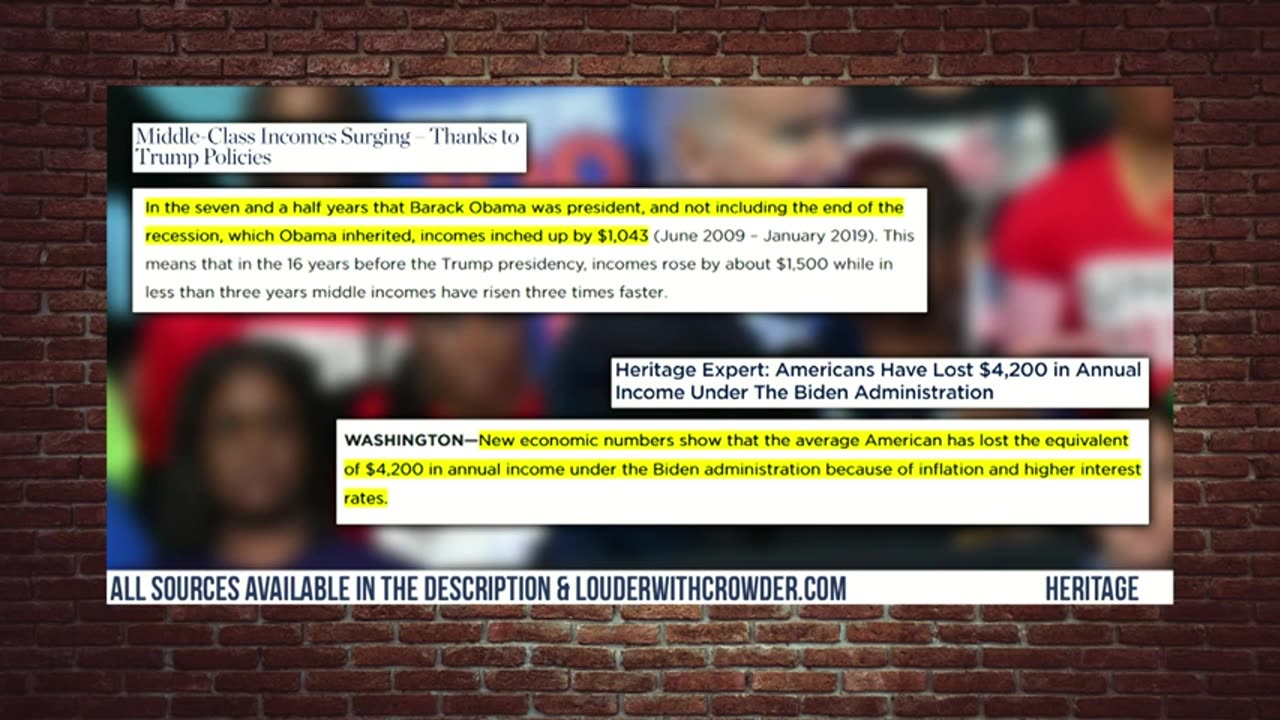 CrowderBits - MEDIA FACT-CHECK: 4 Key Areas Where Trump DESTROYS Biden