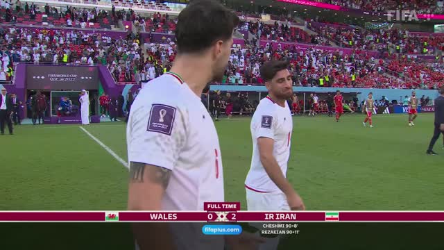 Late goals from Cheshmi and Rezaeian! Wales v IR Iran FIFA World Cup Qatar 2022