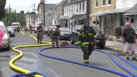 Firefighters quickly douse fire in bedroom