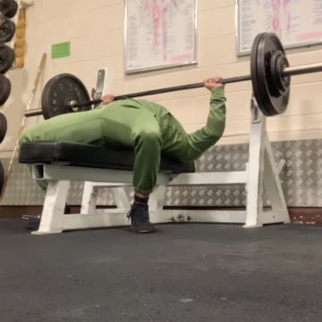 Bench press 115kg at 95% 1x1