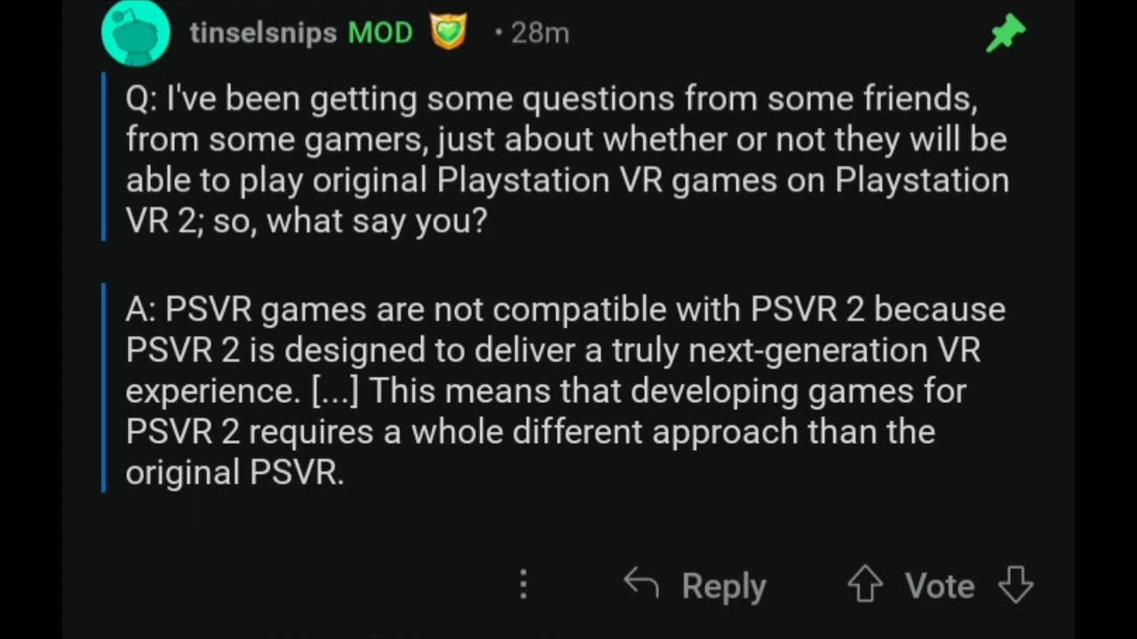 Playstation VR2 won't work with original VR games.... this has to be a joke? *reupload from Sep 22*