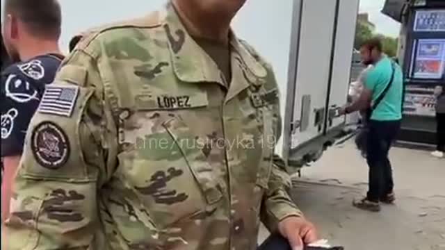 💢 American instructor spotted in Krivoy Rog, central Ukraine.