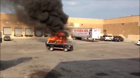 STEVEN'S TRUCK CATCHES FIRE
