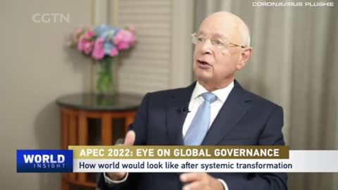 WEF Klause Schwab: China is a Role Model & Proclaims a “Systematic Transformation of the World”