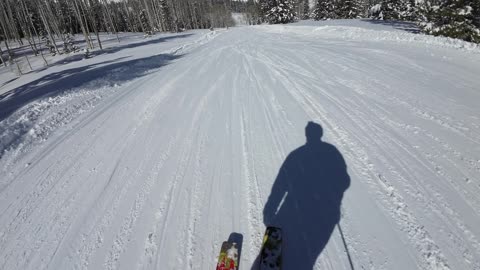 4/6 #8 cat tract to paradise ...if you look at my shadow you can tell towards the end I was hurting.