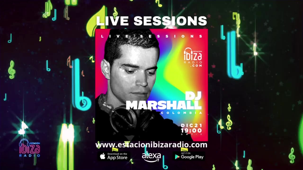 DJ Marshall Live Sessions Sábado 21 diciembre 2024