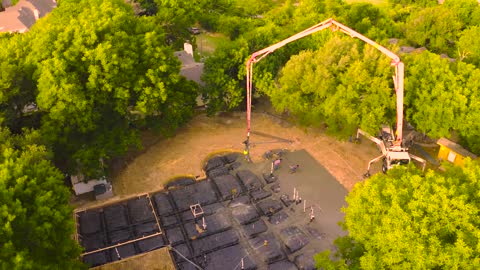 Concrete Foundation Pour - 6500 Square Foot Home