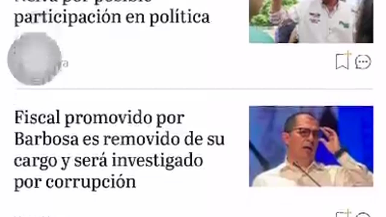 Montaje de noticia de El Espectador sobre Javier Julio Bejarano