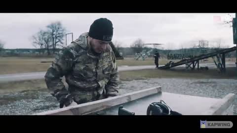 Chechen special forces in training