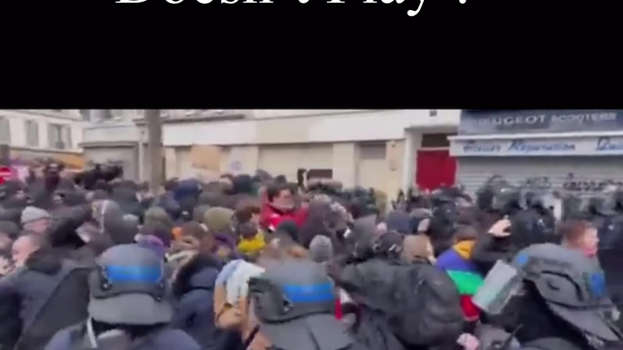 French Riots the Police doesnt Play around