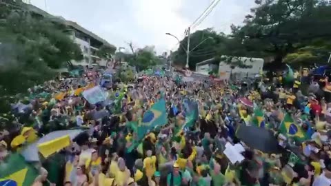 Pro-Bolsonaro protest in Belo Horizonte, capital city