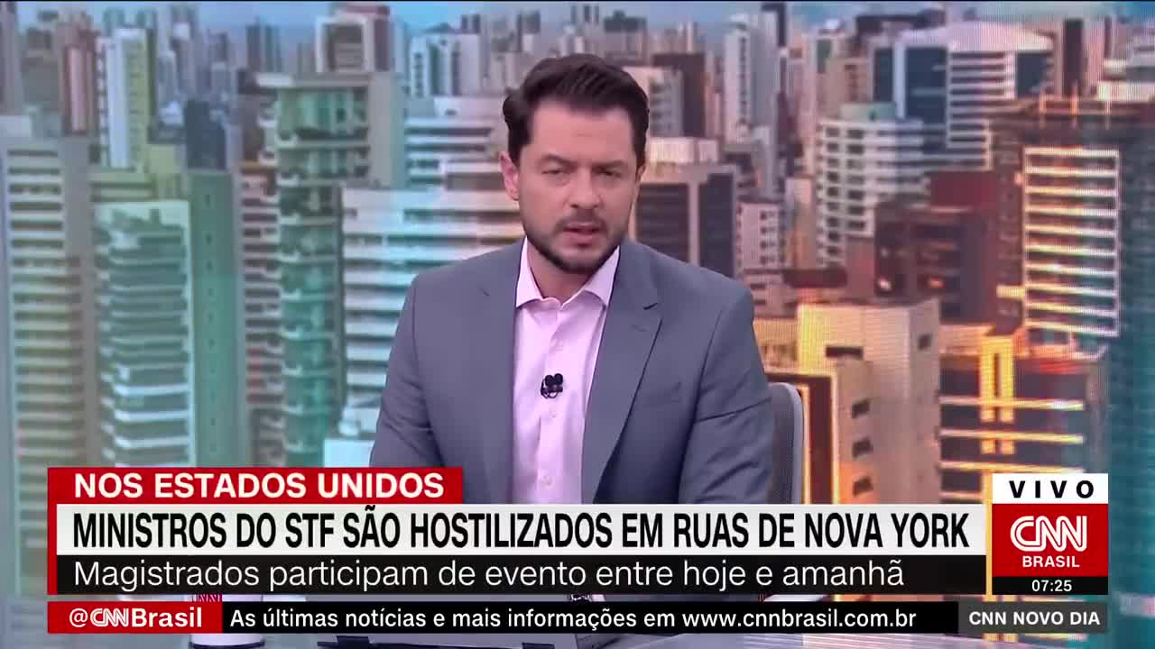 Manifestantes hostilizam ministros do STF na porta de hotel em Nova York | NOVO DIA