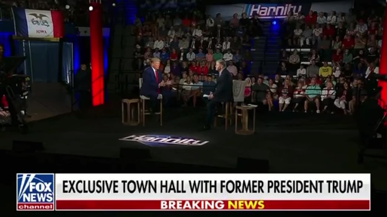 President Trump | Hannity Town Hall Cedar Rapids - Pt3