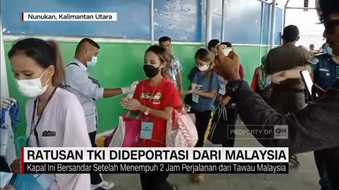 Ratusan TKI Dideportasi dari Tawau Malaysia Karena Tak Memiliki Paspor