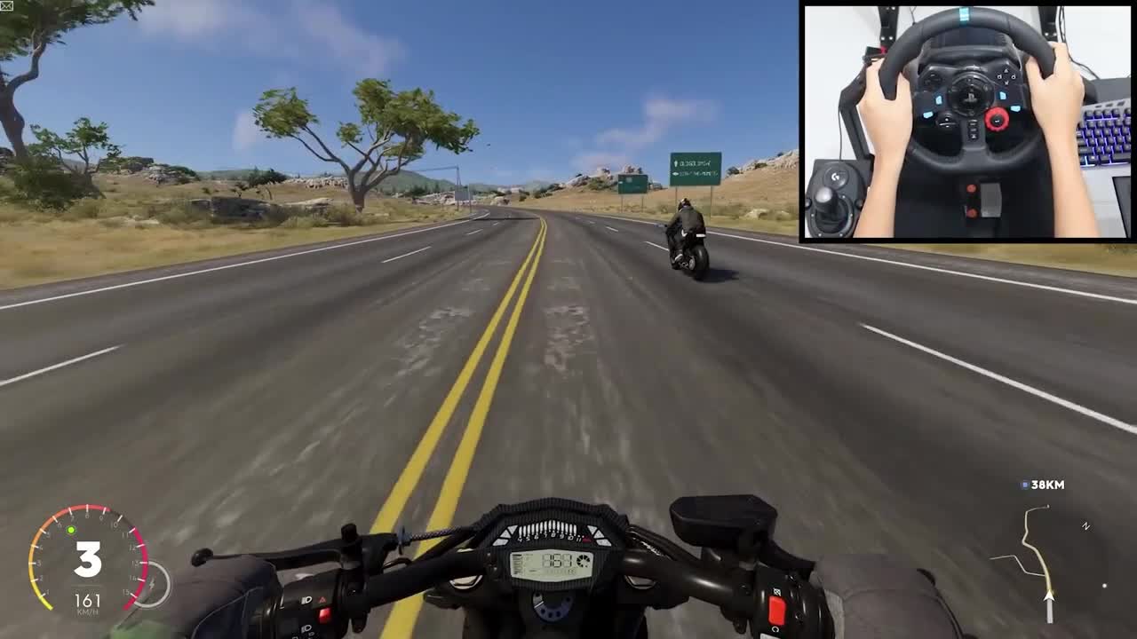 Beautiful motorcycle game