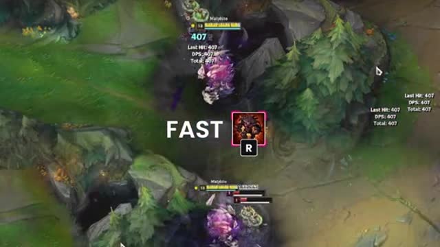 Malphite fast ult trick