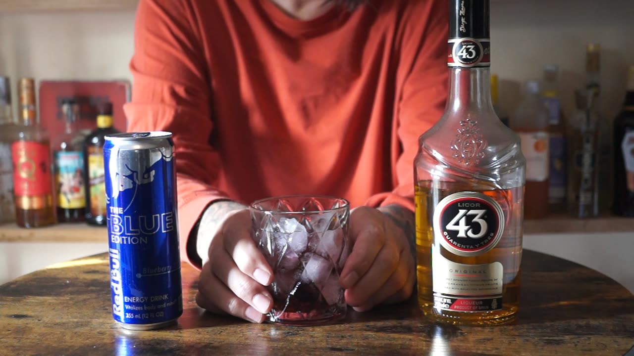 Licor 43 & Bllueberry Red Bull