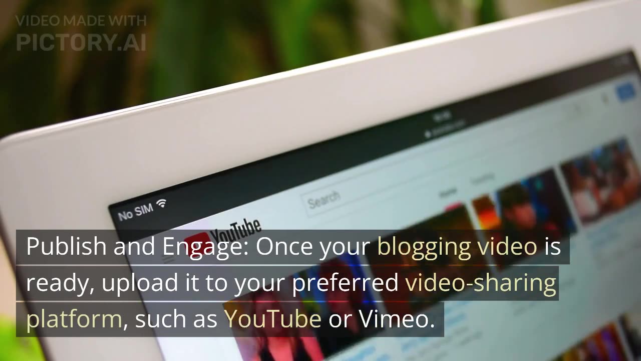 Use chatGPT to create blogging videos