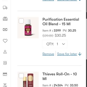 Editing Your Loyalty Order