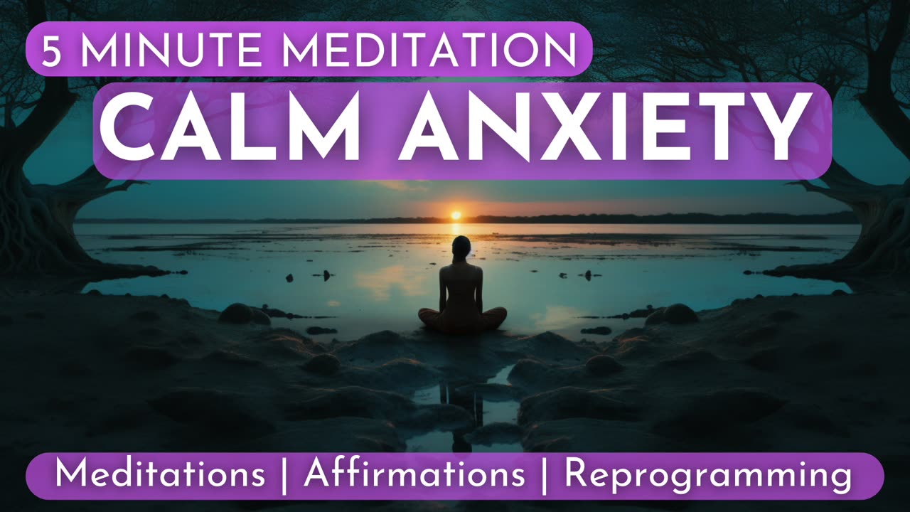 5 Minute Meditation for Anxiety, Stress, Depression