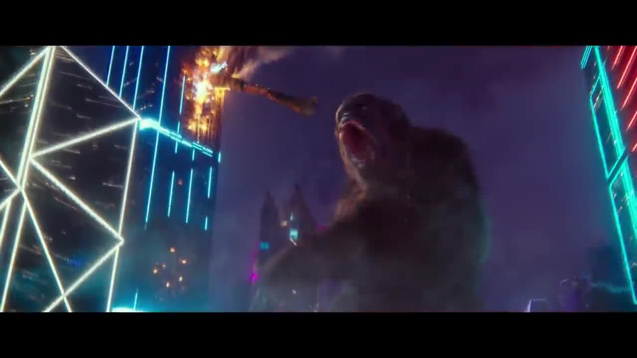 Godzilla vs King Kong FIGTH Scene