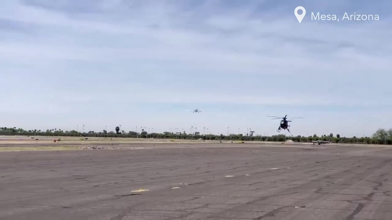 Crazy Pilot Dives For The Runway