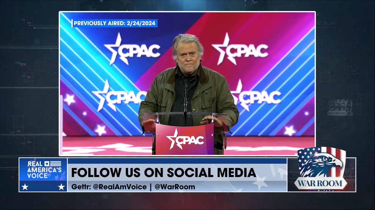 Steve Bannon Brings Down The House At CPAC DC 2024