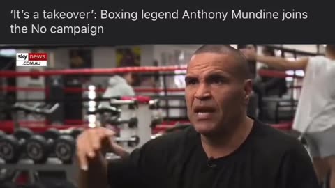 Anthony Mundine No to the voice