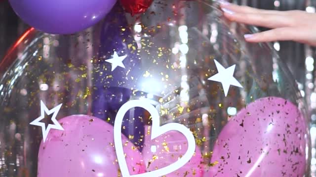 The coolest balloon explosion