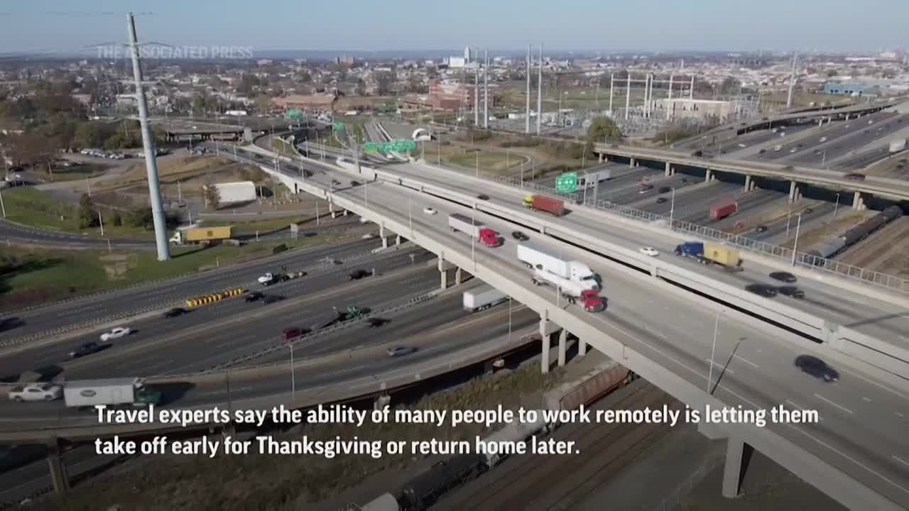 Thanksgiving travel rush is back with new habits