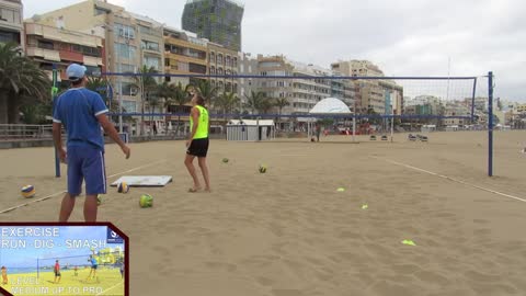 beach volleyball training