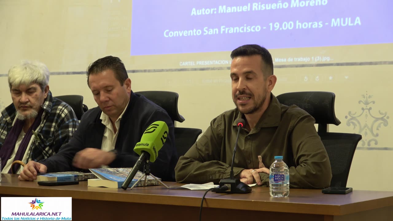 Presentación del libro “Álbum de efemérides muleñas”, obra de Manuel Risueño Moreno.