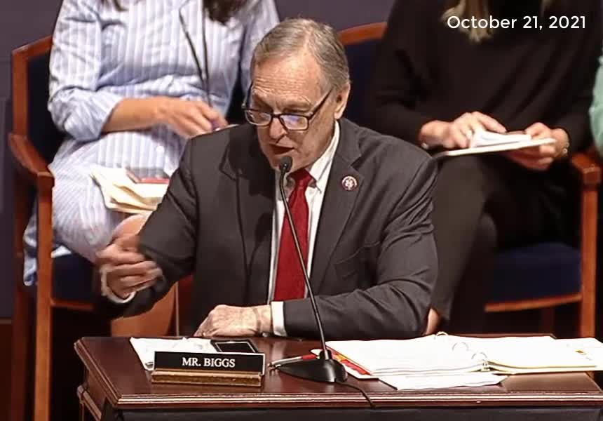 Rep. Andy Biggs asked Attorney General Merrick Garland if they would investigate Fauc