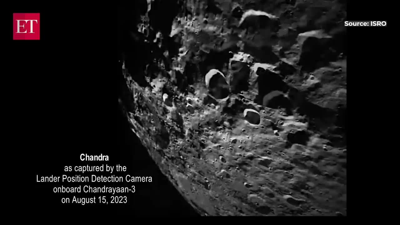 Indian Chandrayaan-3: ISRO releases latest visuals of the moon