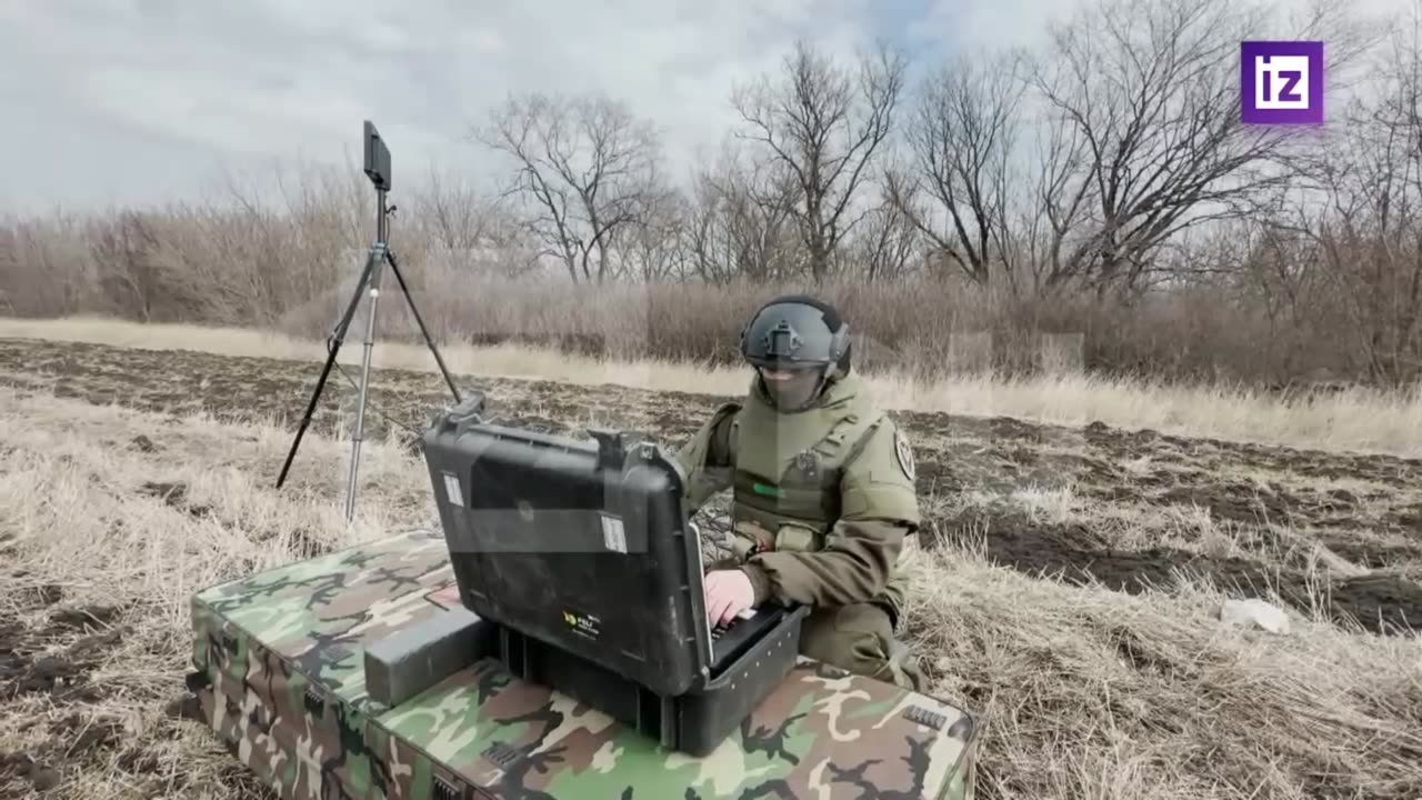 Demonstration of use of the loitering ammunition "Lancet-3"