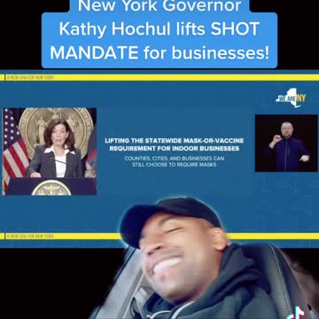 New York Gov Kathy Hochul lifts shot mandates for businesses!